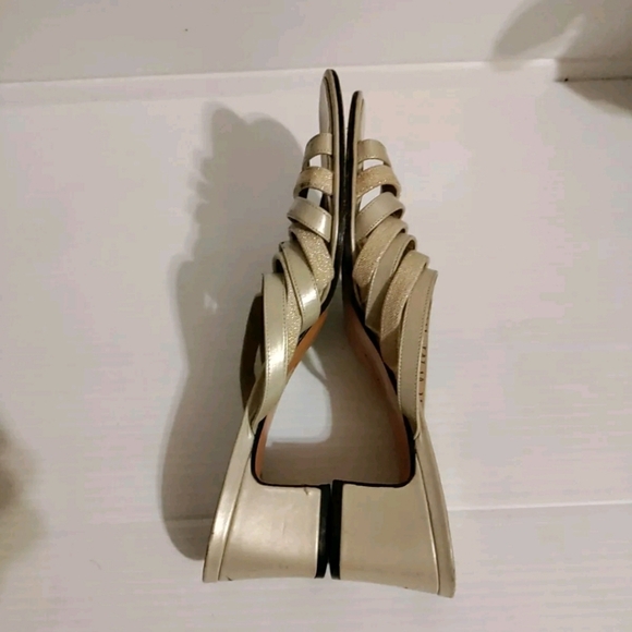 Salvatore Ferragamo Women's metallic Heeled Sandals - Picture 4 of 8